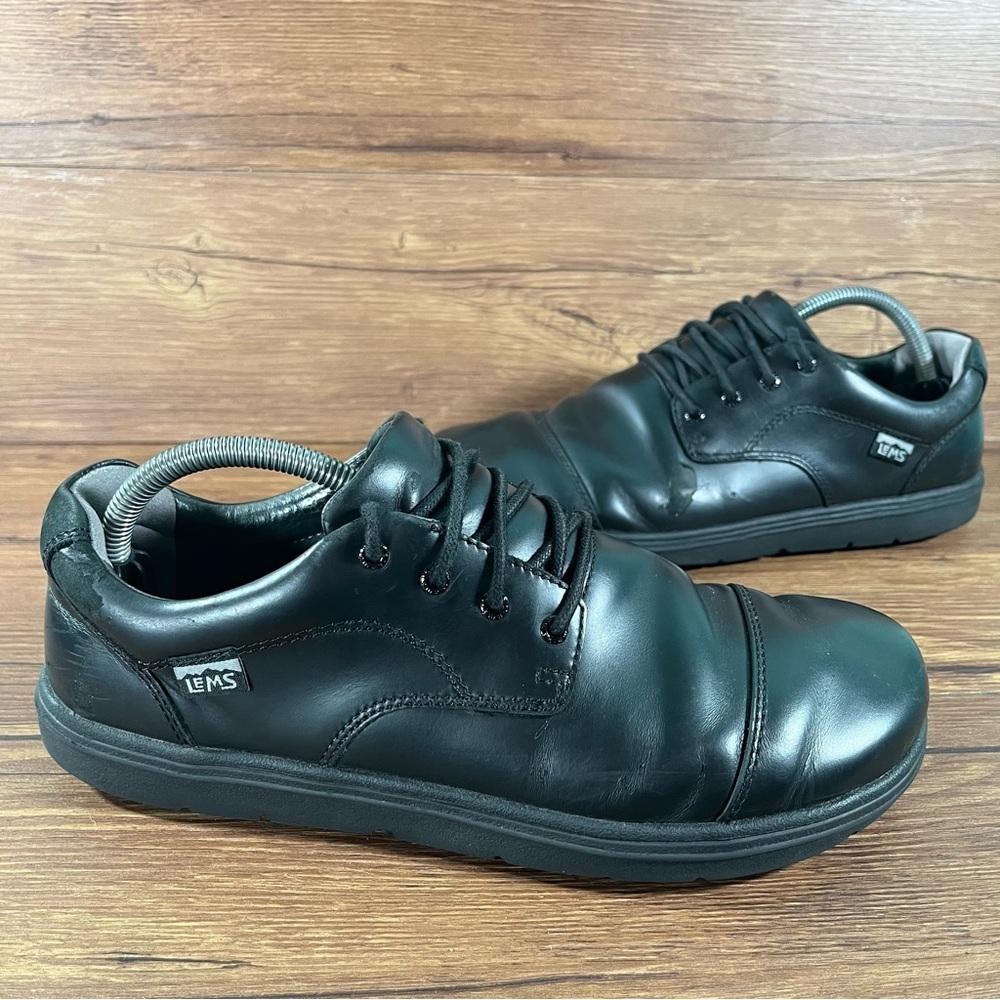 Lems Black Oxford Shoes